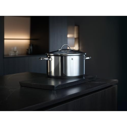 Topfset 5-teilig, induktionsgeeignet, Edelstahl mit Glasdeckel