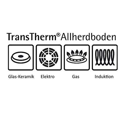 Topfset 5-teilig, induktionsgeeignet, Edelstahl mit Glasdeckel