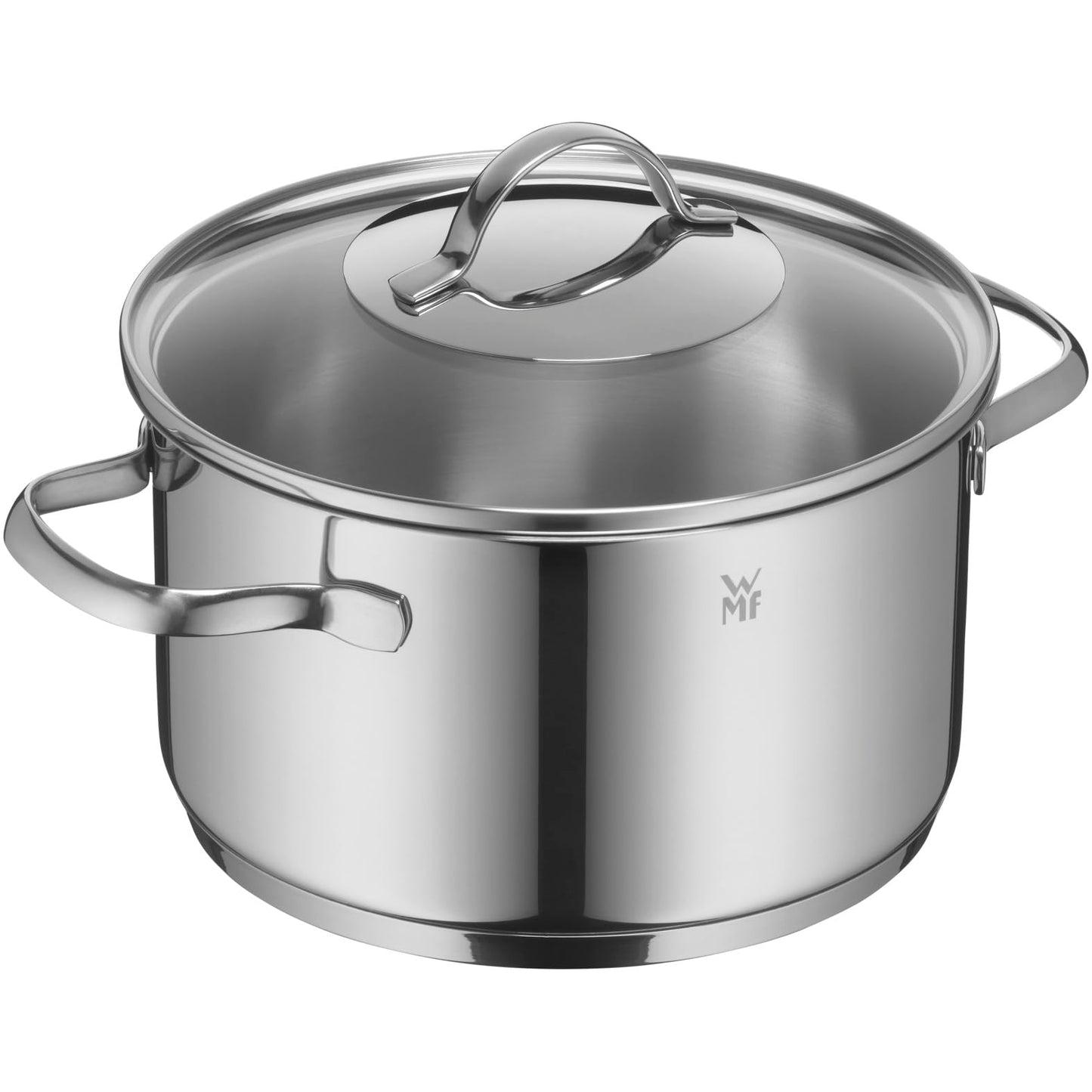 Topfset 5-teilig, induktionsgeeignet, Edelstahl mit Glasdeckel
